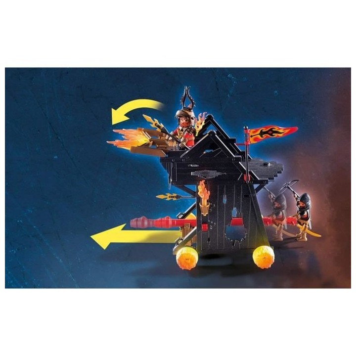 PLAYMOBIL - 70393 - Novelmore - Tour d'attaque mobile des chevaliers B