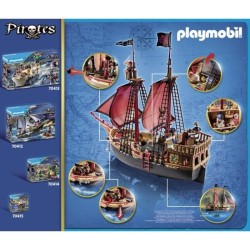 PLAYMOBIL 70411 - Les Pirates - Bateau pirates