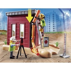 PLAYMOBIL - 70443 - Mini-pelleteuse et chantier