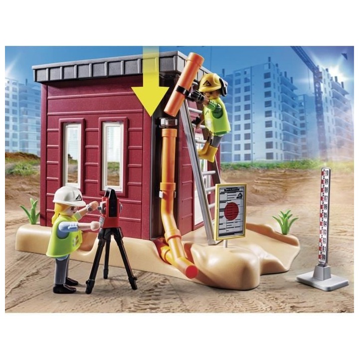 PLAYMOBIL - 70443 - Mini-pelleteuse et chantier