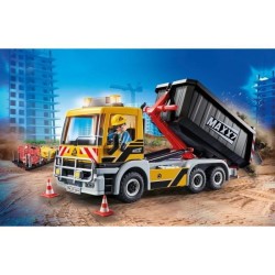 PLAYMOBIL - 70444 - Camion avec benne et plateforme