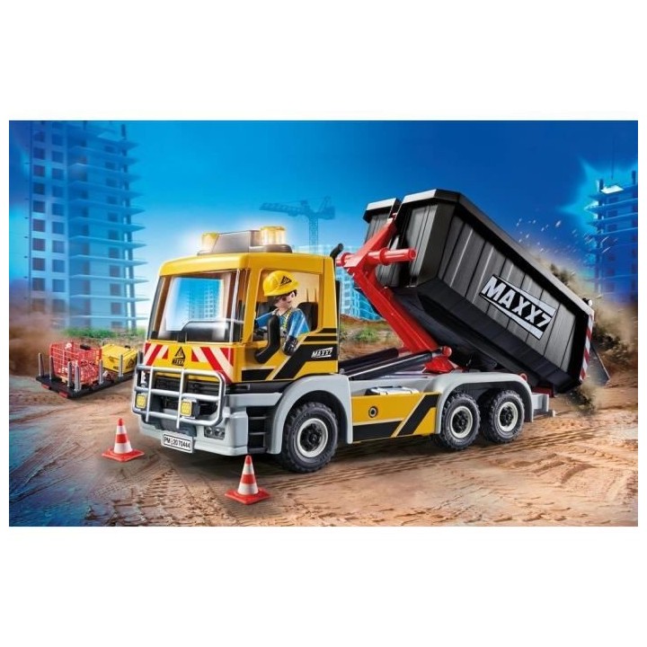 PLAYMOBIL - 70444 - Camion avec benne et plateforme
