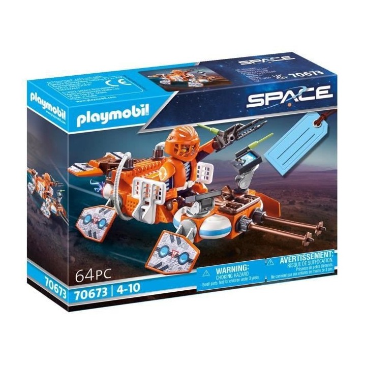 PLAYMOBIL - 70673 - Set cadeau Pilote et navette rapide