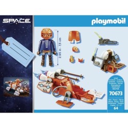 PLAYMOBIL - 70673 - Set cadeau Pilote et navette rapide