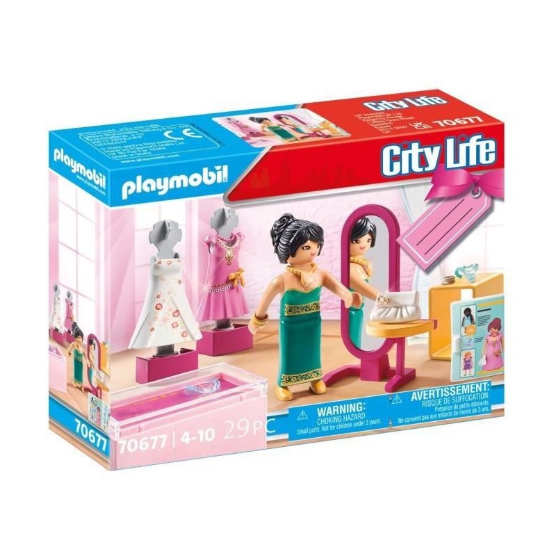 PLAYMOBIL - 70677 - Set cadeau Boutique de mode