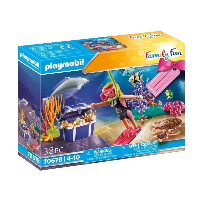 PLAYMOBIL - 70678 - Set cadeau Plongeuse sous-marine