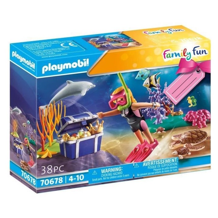 PLAYMOBIL - 70678 - Set cadeau Plongeuse sous-marine