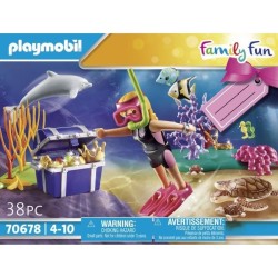 PLAYMOBIL - 70678 - Set cadeau Plongeuse sous-marine