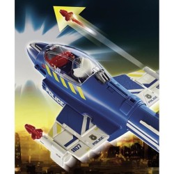 PLAYMOBIL - 70780 - Jet de police et drone