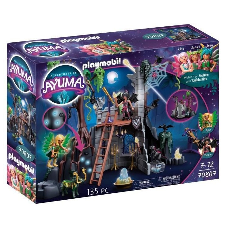 PLAYMOBIL - 70807 - AYUMA - Ruine des Bat Fairies