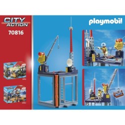 PLAYMOBIL - 70816 - Starter Pack Plateforme de construction