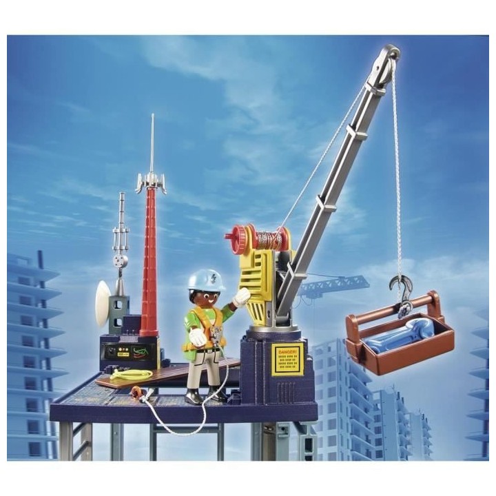 PLAYMOBIL - 70816 - Starter Pack Plateforme de construction