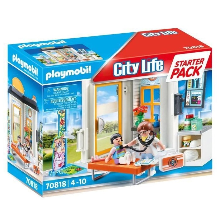 PLAYMOBIL - 70818 - Starter Pack Cabinet de pédiatre