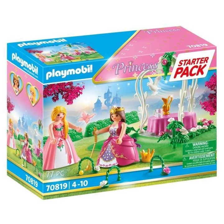 PLAYMOBIL - 70819 - Starter Pack Princesses et jardin fleuri