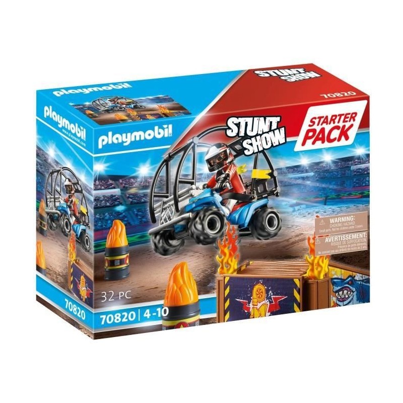 PLAYMOBIL - 70820 - Starter Pack Stuntshow avec rampe