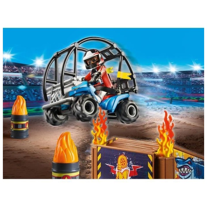 PLAYMOBIL - 70820 - Starter Pack Stuntshow avec rampe