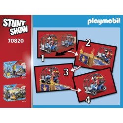 PLAYMOBIL - 70820 - Starter Pack Stuntshow avec rampe