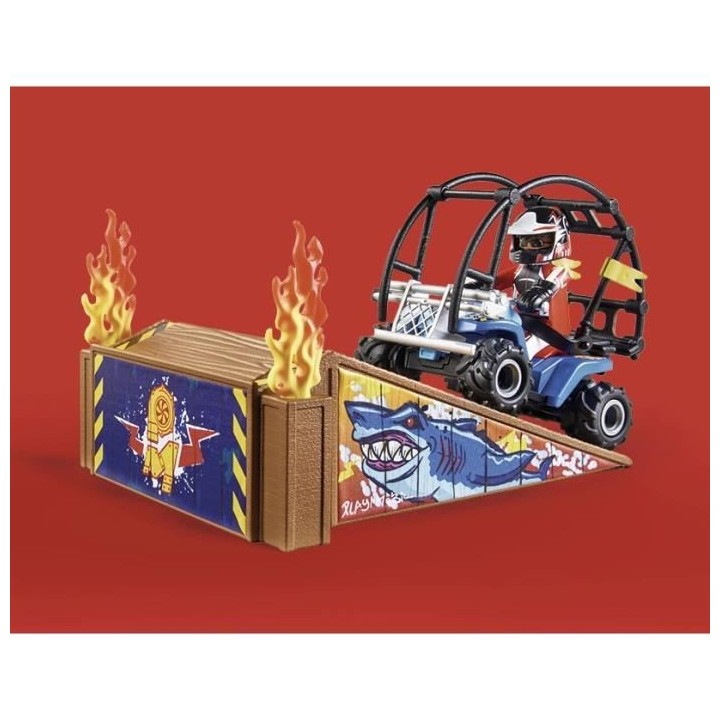 PLAYMOBIL - 70820 - Starter Pack Stuntshow avec rampe