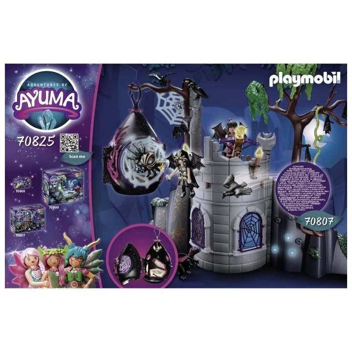 PLAYMOBIL - 70825 - AYUMA - Maisonnette de Bat Fairies