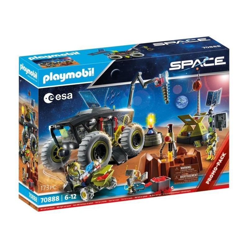 PLAYMOBIL - 70888 - Unité mobile spatiale avec astronautes et navette