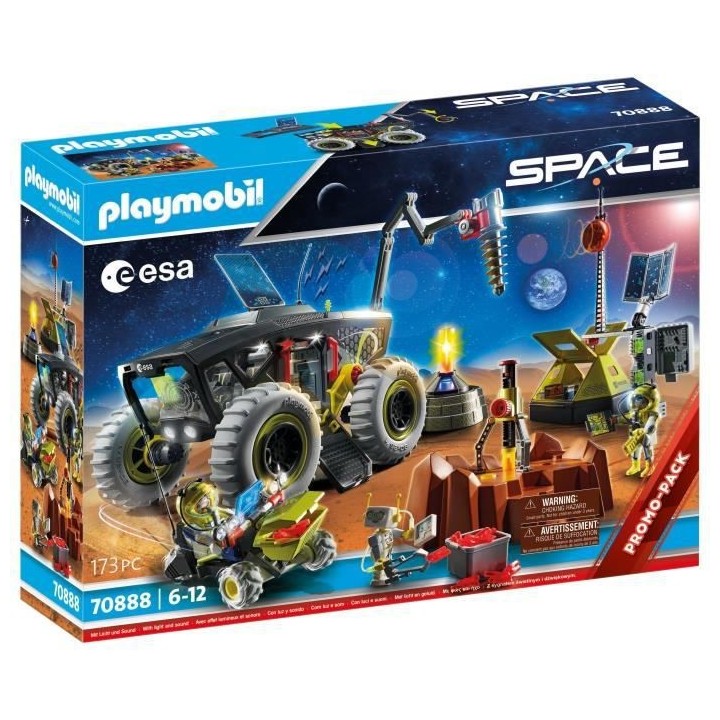 PLAYMOBIL - 70888 - Unité mobile spatiale avec astronautes et navette