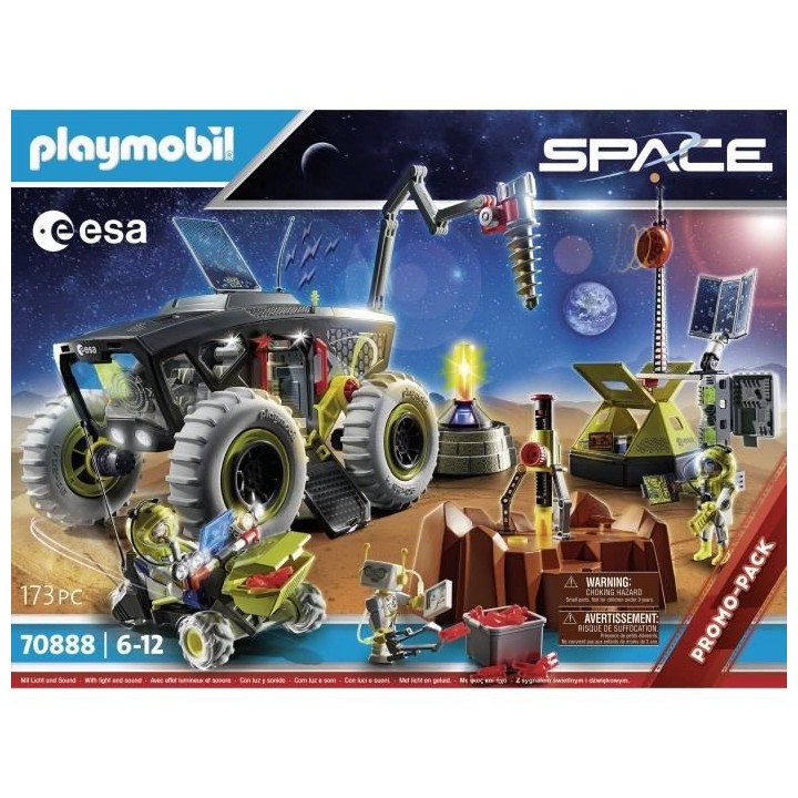 PLAYMOBIL - 70888 - Unité mobile spatiale avec astronautes et navette