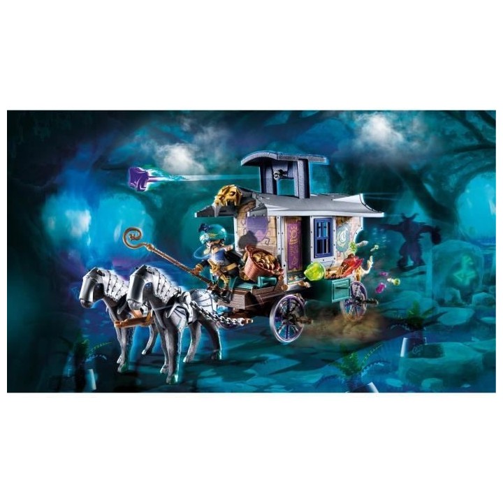 PLAYMOBIL - 70903 - Novelmore - Violet Vale - Marchand et chariot