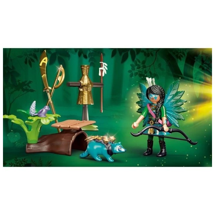 PLAYMOBIL - 70905 - AYUMA - Starter Pack - Knight Fairy avec raton lav