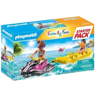 PLAYMOBIL - 70906 - Starter Pack Scooter des mers et banane flottante