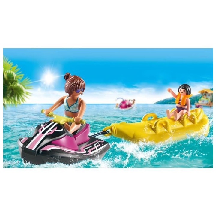 PLAYMOBIL - 70906 - Starter Pack Scooter des mers et banane flottante