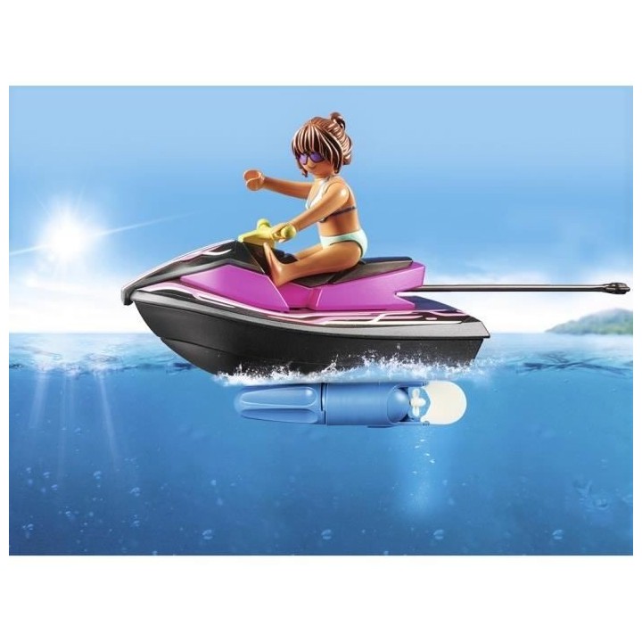 PLAYMOBIL - 70906 - Starter Pack Scooter des mers et banane flottante
