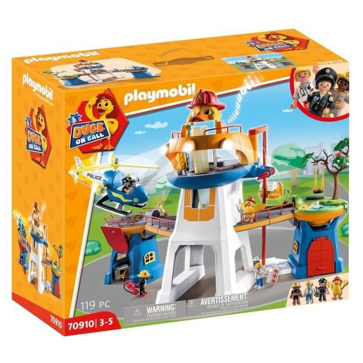 PLAYMOBIL - 70910 - DUCK ON CALL - Quartier général
