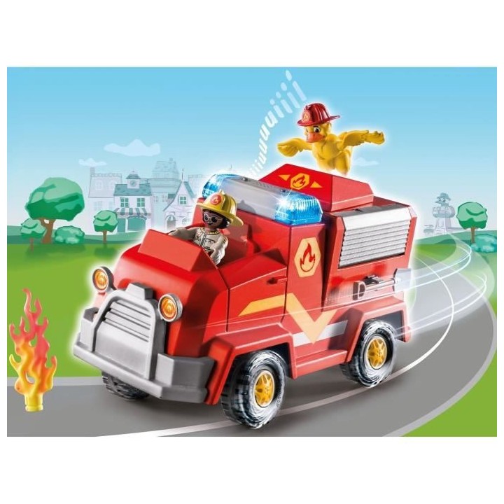 PLAYMOBIL - 70914 - DUCK ON CALL - Véhicule de pompier