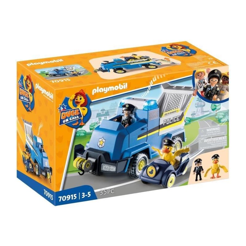 PLAYMOBIL - 70915 - DUCK ON CALL - Véhicule de police