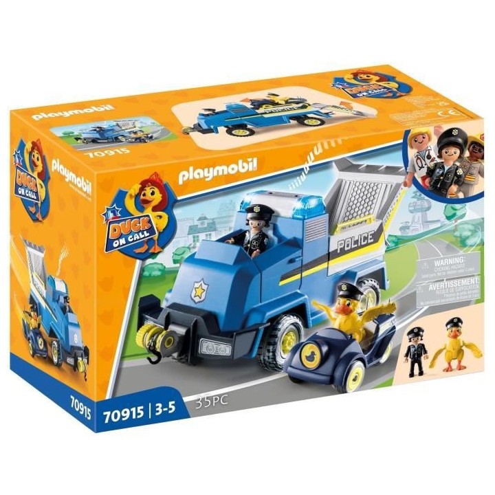 PLAYMOBIL - 70915 - DUCK ON CALL - Véhicule de police