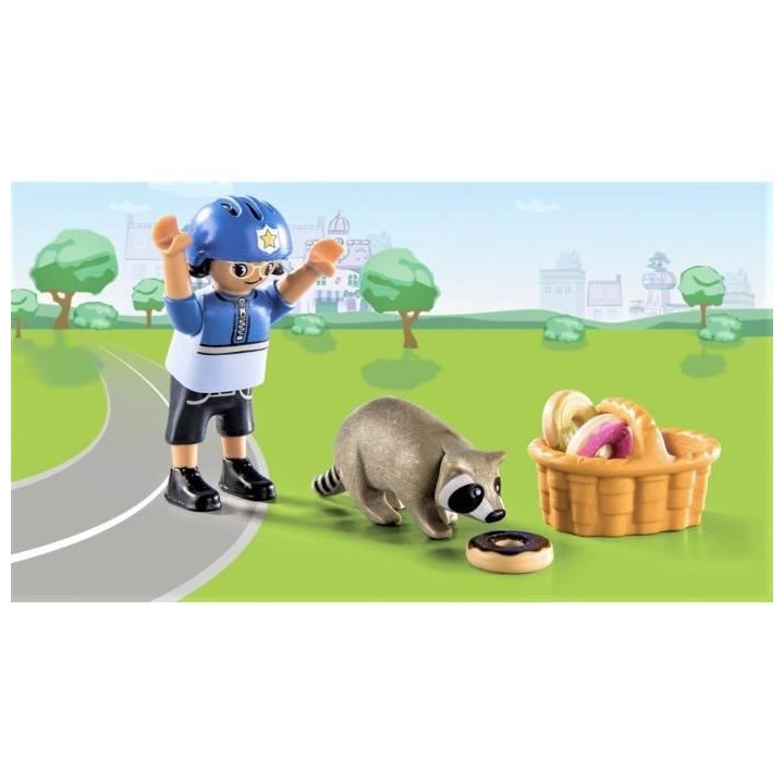 PLAYMOBIL - 70918 - DUCK ON CALL - Policiere et animaux