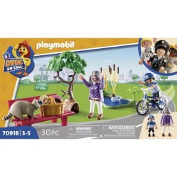 PLAYMOBIL - 70918 - DUCK ON CALL - Policiere et animaux