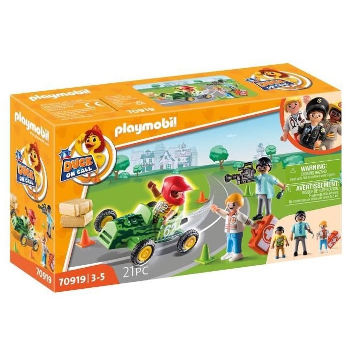 PLAYMOBIL - 70919 - DUCK ON CALL - Secouriste et pilote