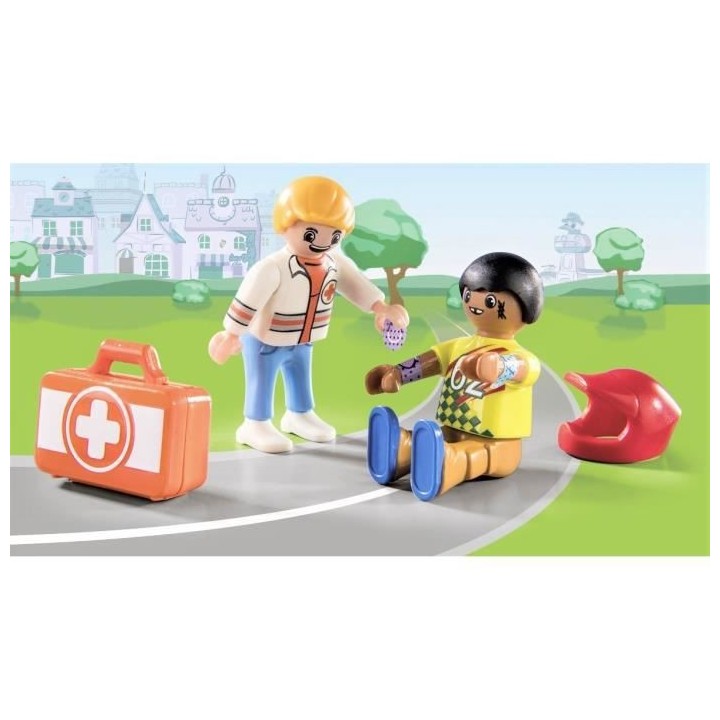 PLAYMOBIL - 70919 - DUCK ON CALL - Secouriste et pilote