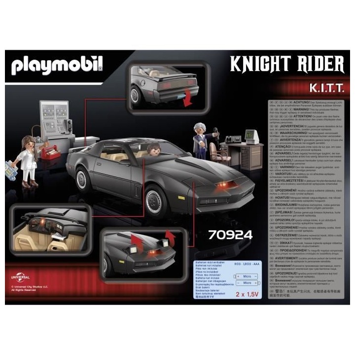 PLAYMOBIL - 70924 - Knight Rider K.I.T.T. - K 2000