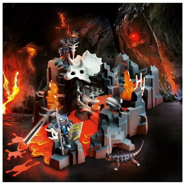 PLAYMOBIL - 70926 - Gardien de la Mine de Lave