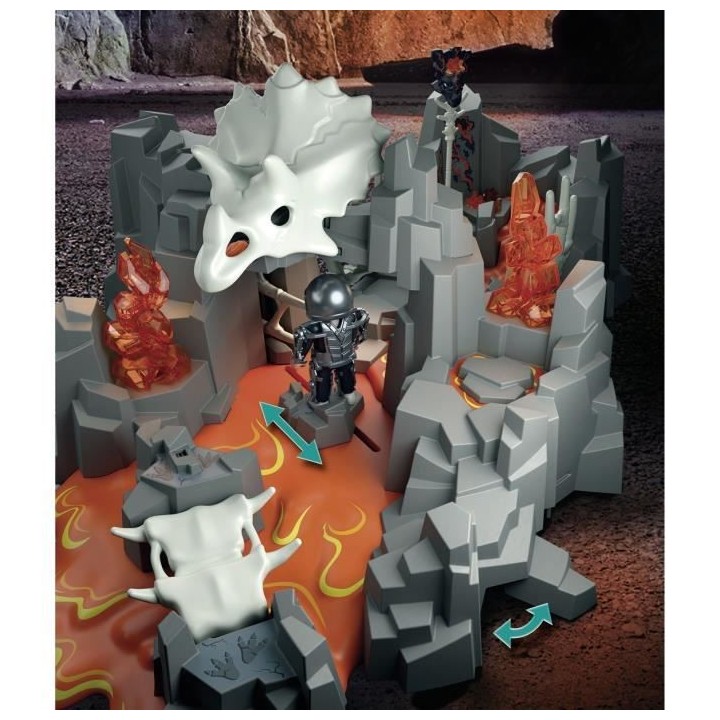 PLAYMOBIL - 70926 - Gardien de la Mine de Lave