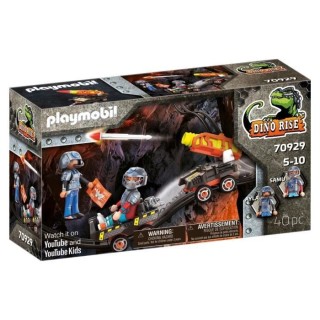 PLAYMOBIL - 70929 - Véhicule de tir pour Dino Mine