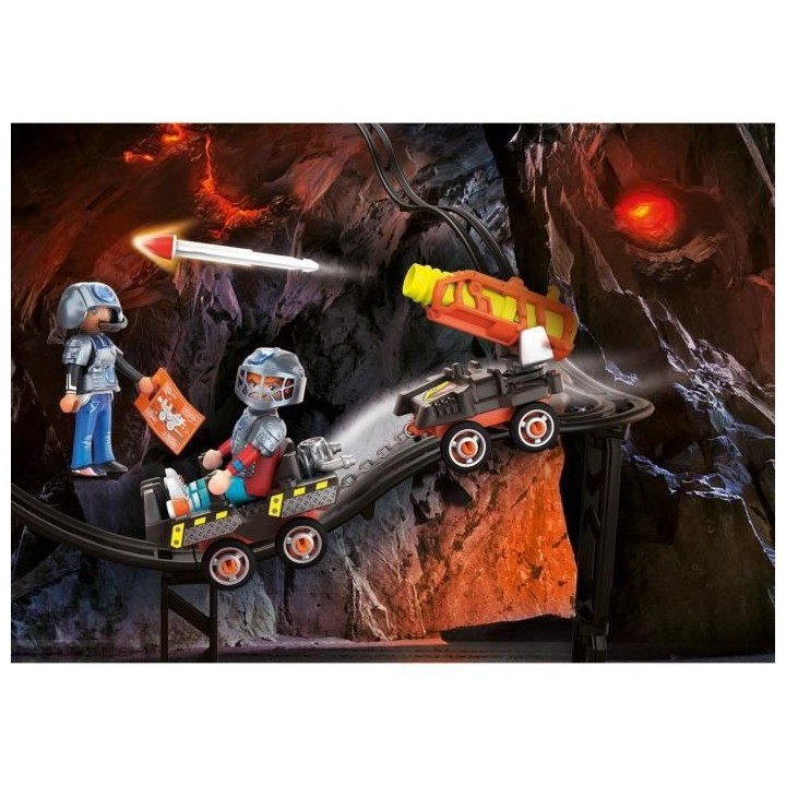PLAYMOBIL - 70929 - Véhicule de tir pour Dino Mine