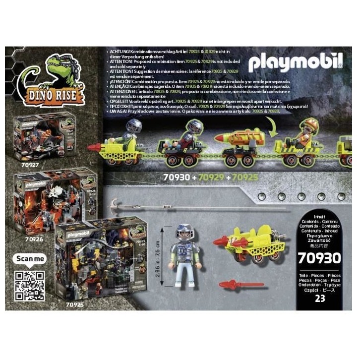 PLAYMOBIL - 70930 - Mine Cruiser