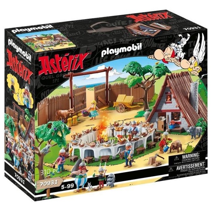 PLAYMOBIL - 70931 - Astérix : Le banquet du village