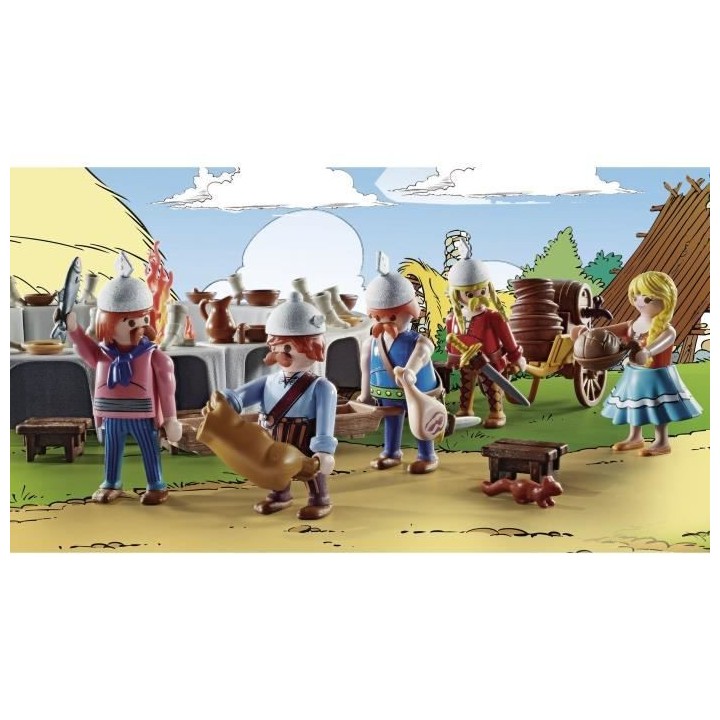 PLAYMOBIL - 70931 - Astérix : Le banquet du village