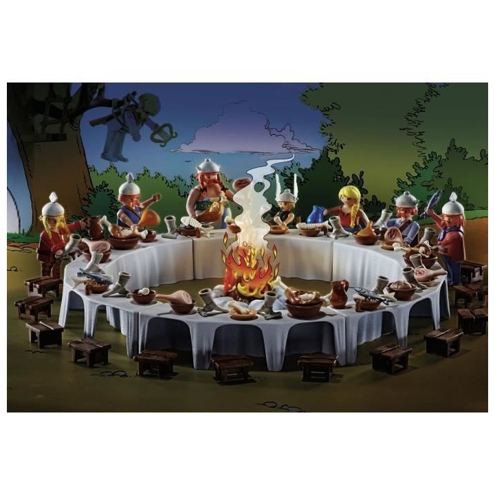 PLAYMOBIL - 70931 - Astérix : Le banquet du village