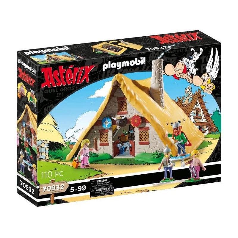 PLAYMOBIL - 70932 - Astérix : La hutte d'Abraracourcix