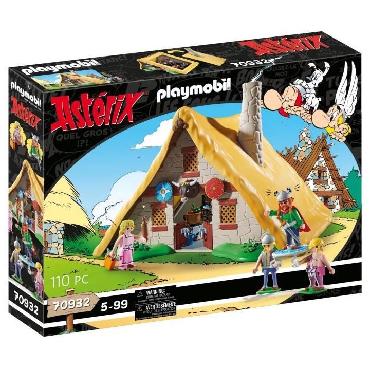 PLAYMOBIL - 70932 - Astérix : La hutte d'Abraracourcix